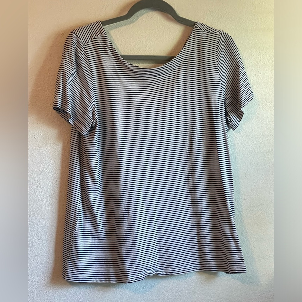 banana republic factory striped top